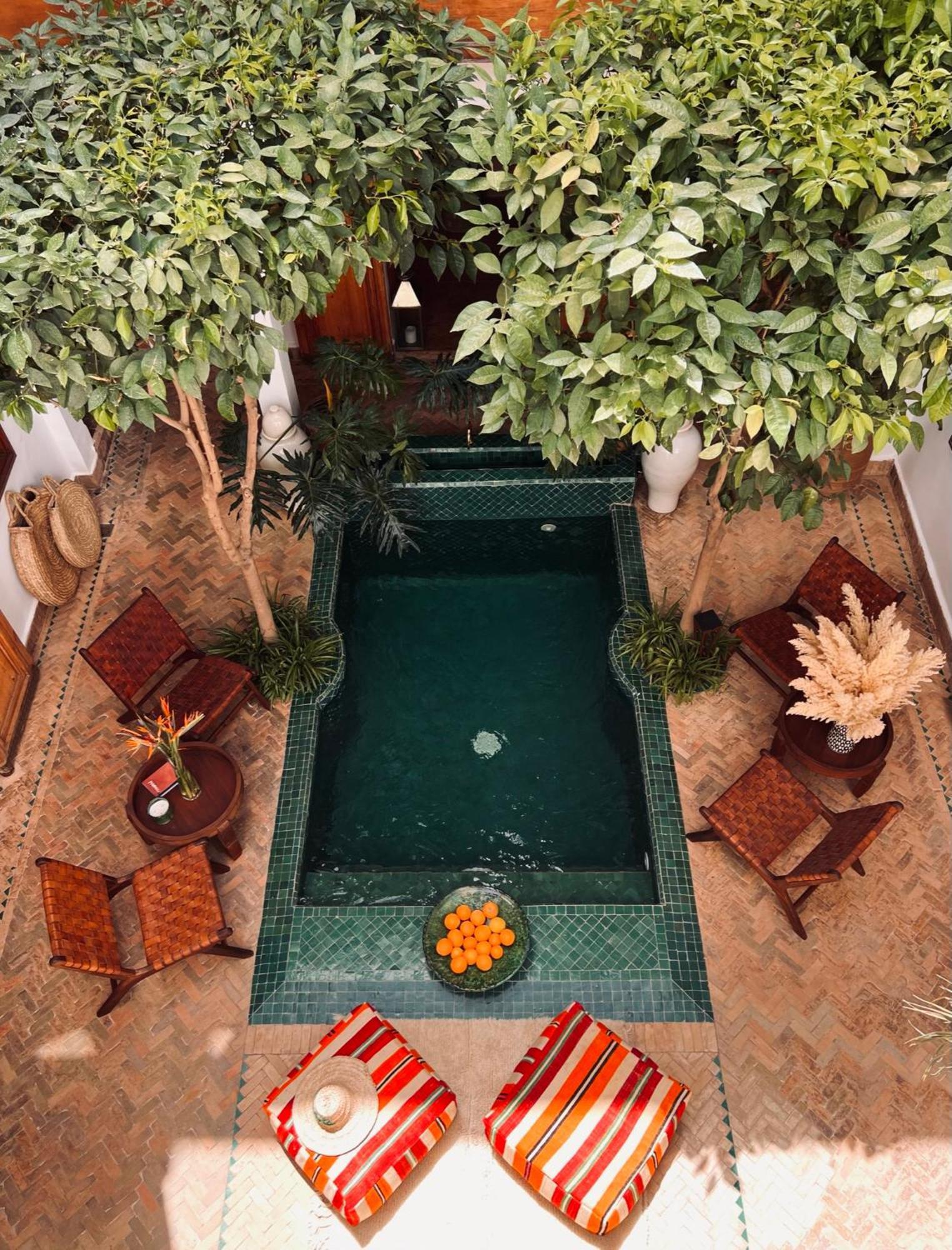 Riad Prive Sadaka Bassin Rooftop Marrakesh Exterior foto