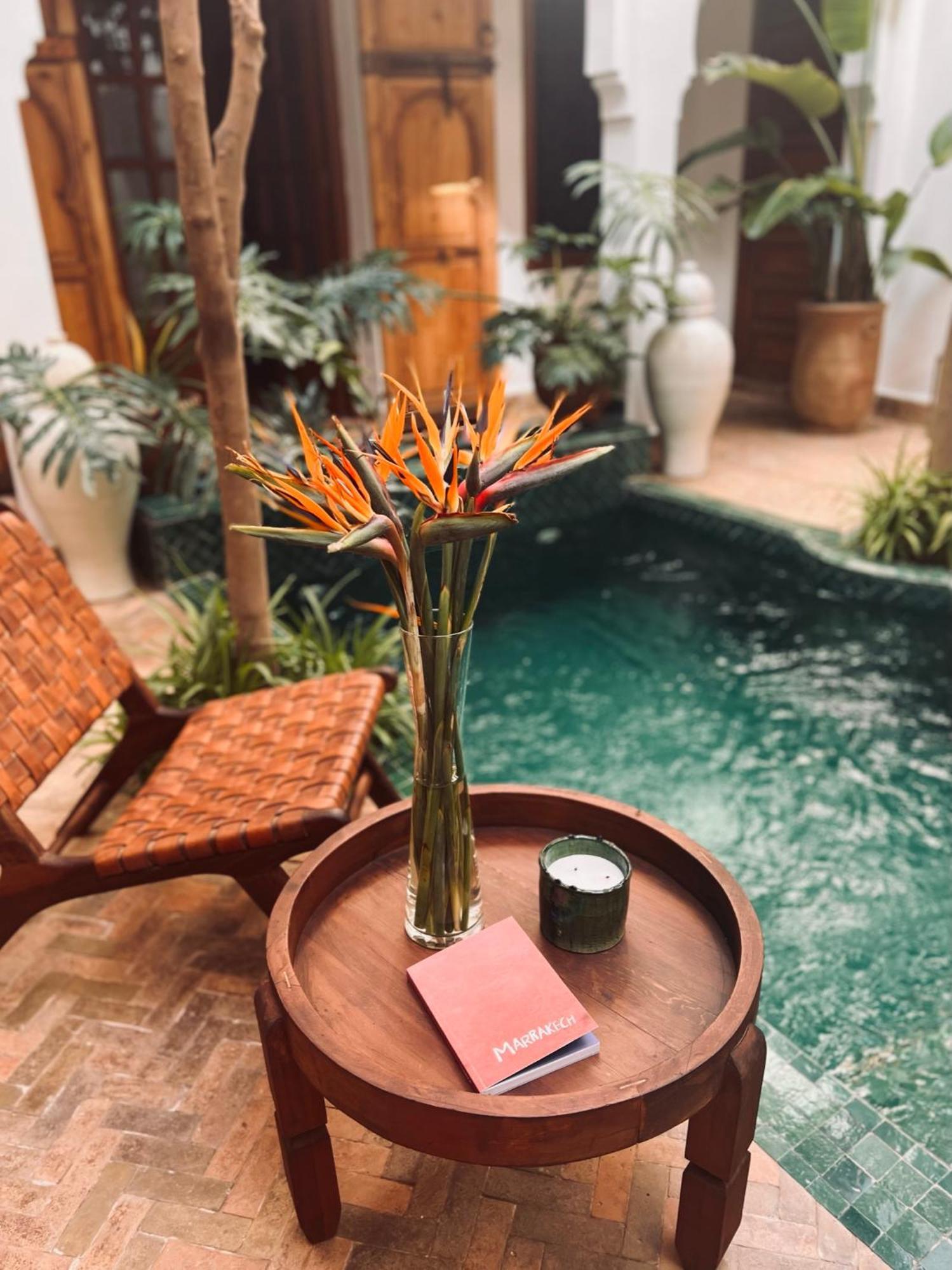 Riad Prive Sadaka Bassin Rooftop Marrakesh Exterior foto